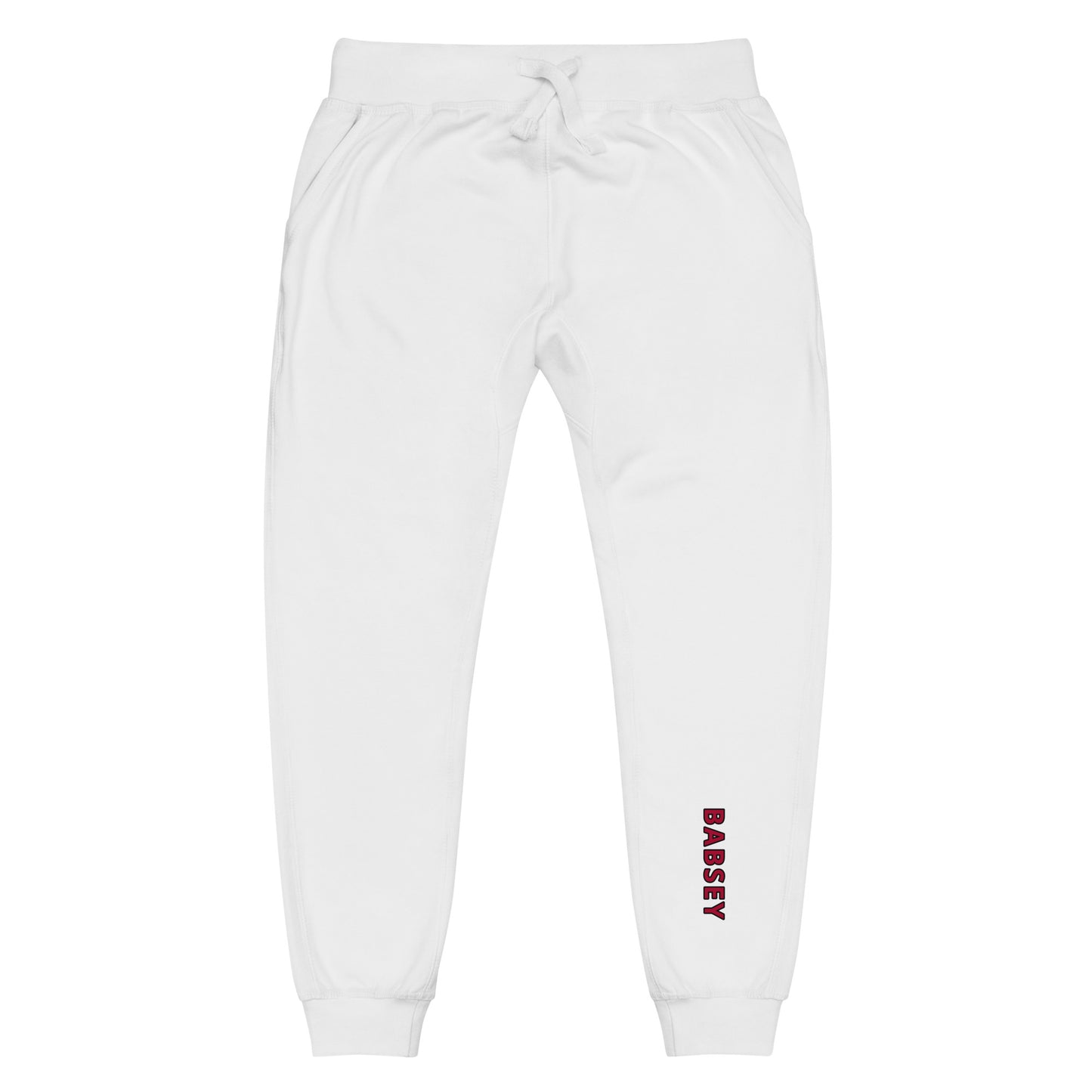 White & Red Sweatpants - BABSEY