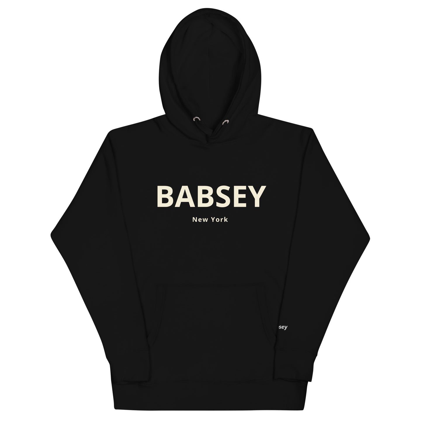 Cream Classic Logo Hoodie - BABSEY