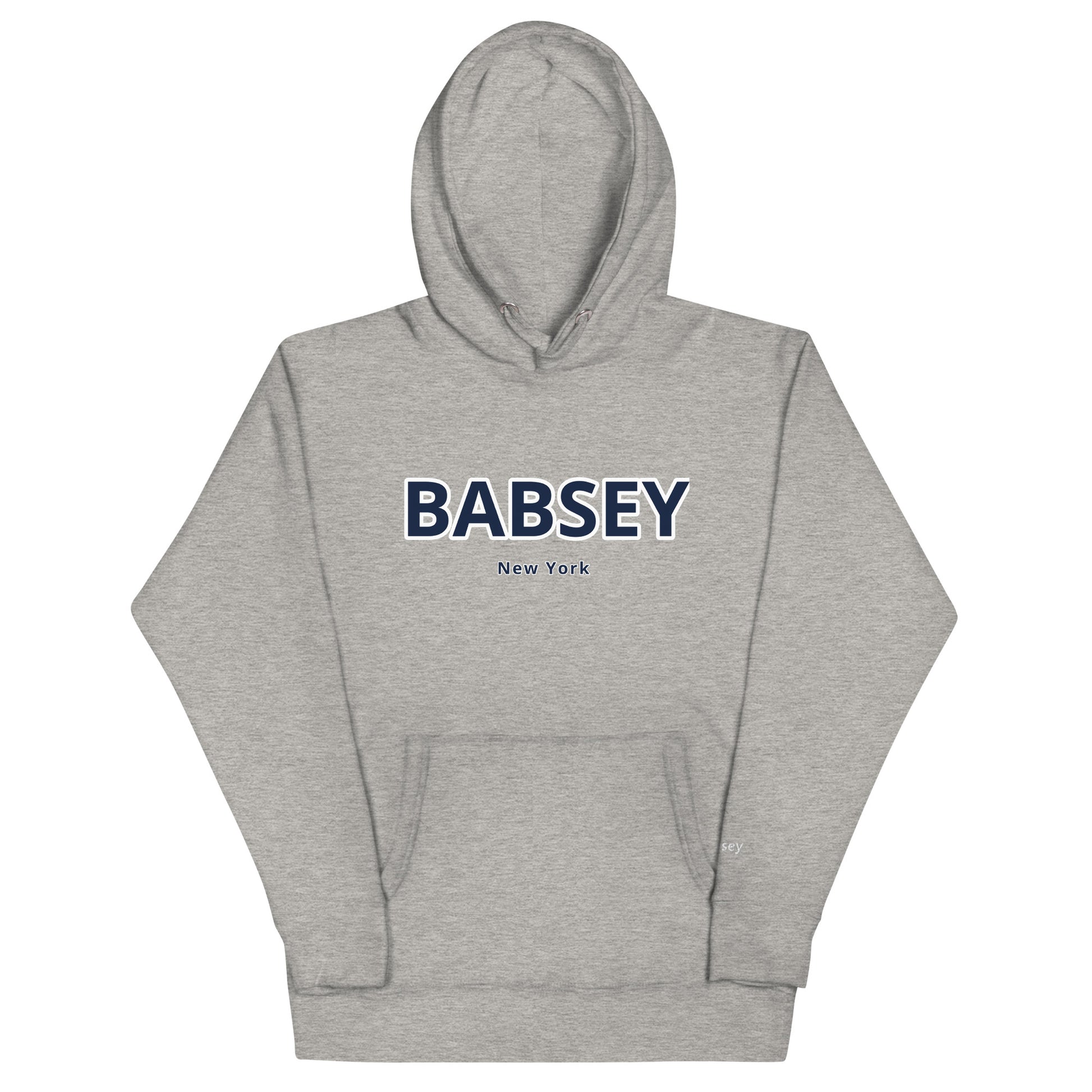 Navy Classic Logo Hoodie - BABSEY