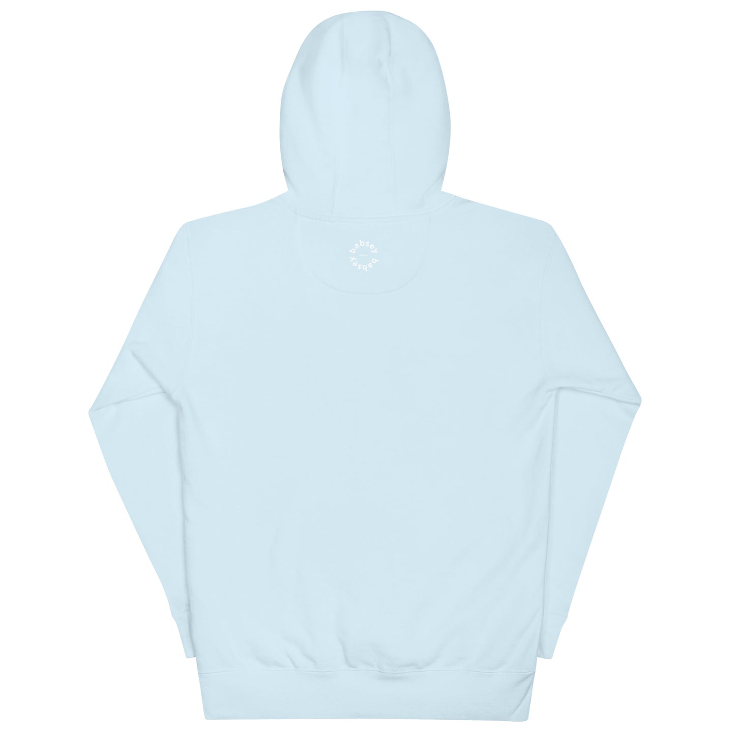 White Classic Logo Hoodie - BABSEY