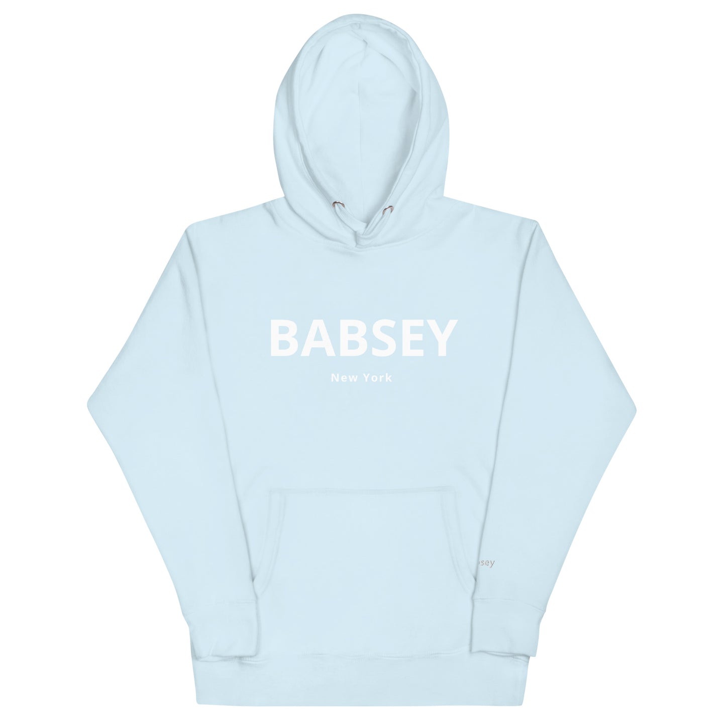 White Classic Logo Hoodie - BABSEY