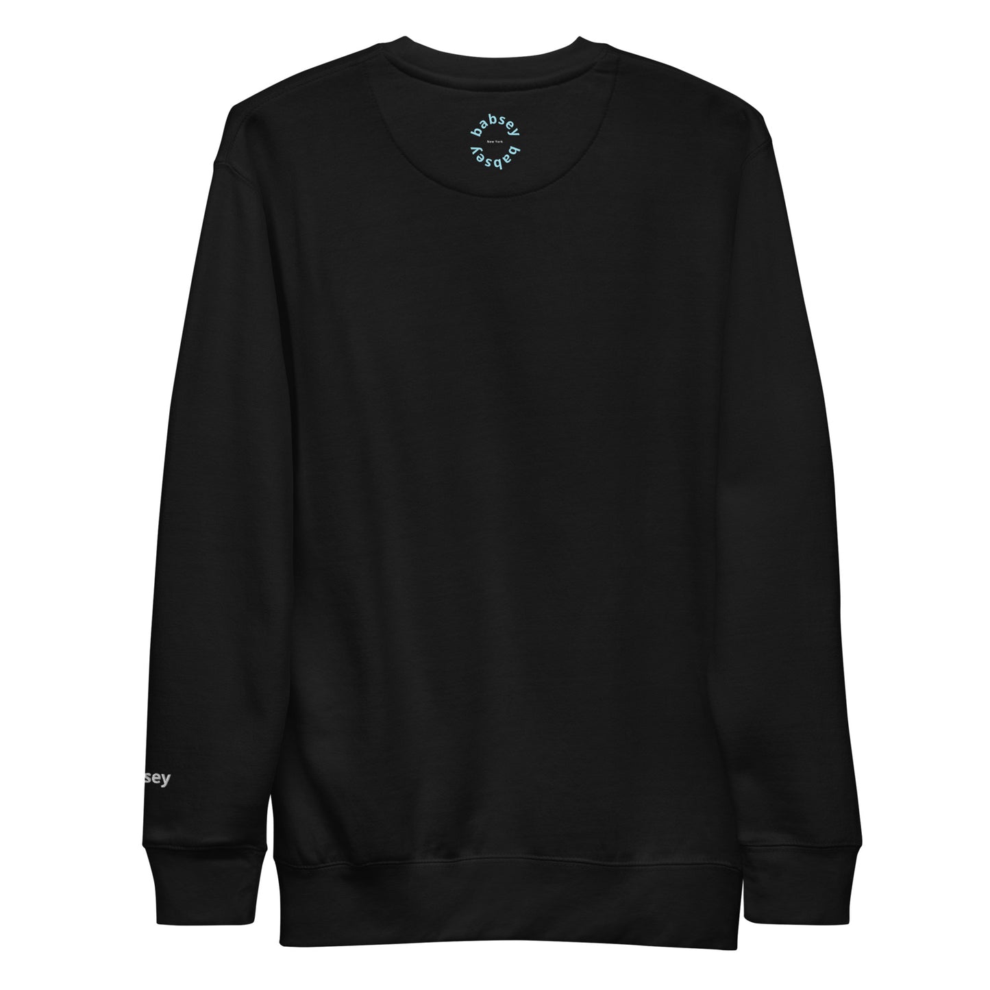 Sky Blue Classic Logo Crew Neck - BABSEY