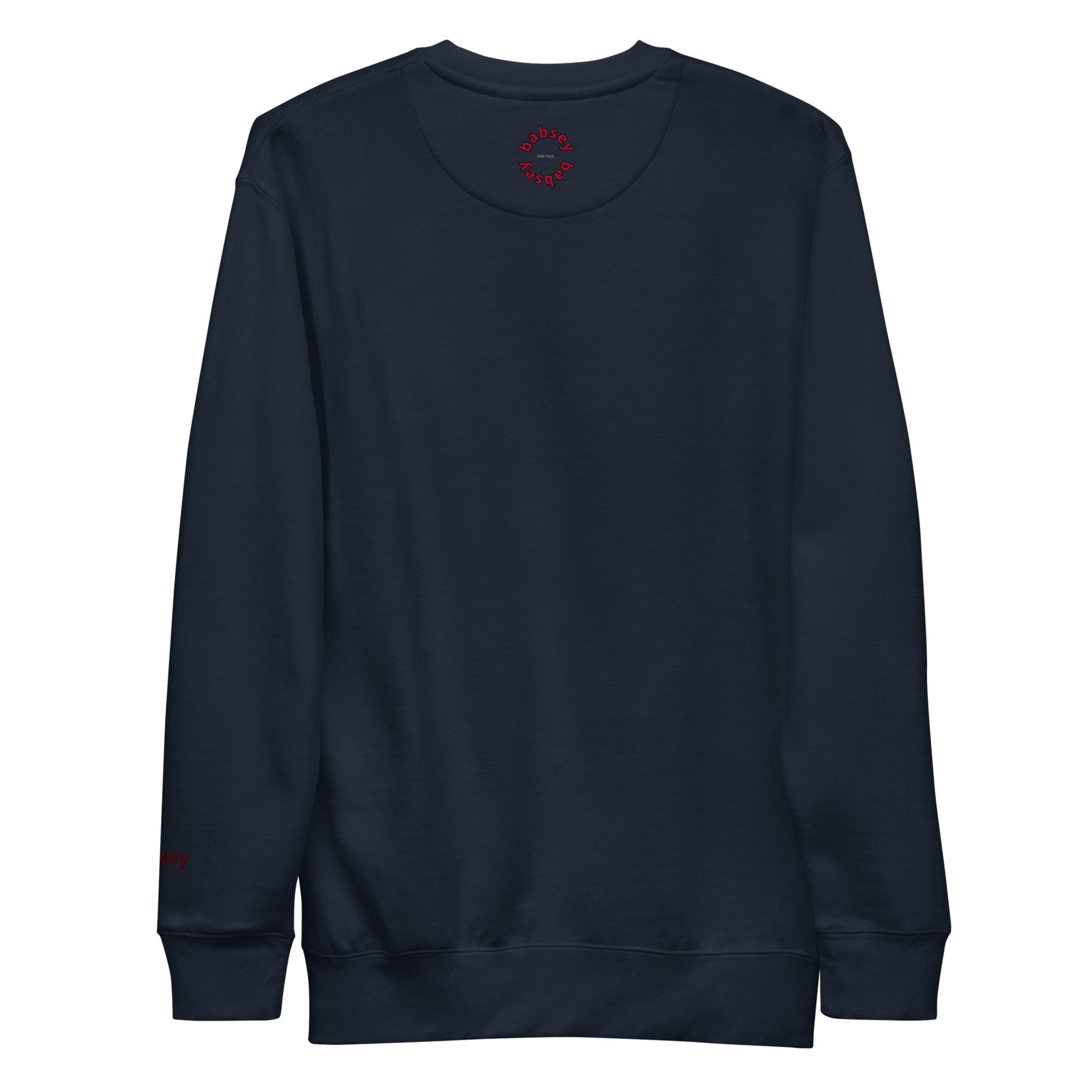 Red Classic Logo Crew Neck - BABSEY