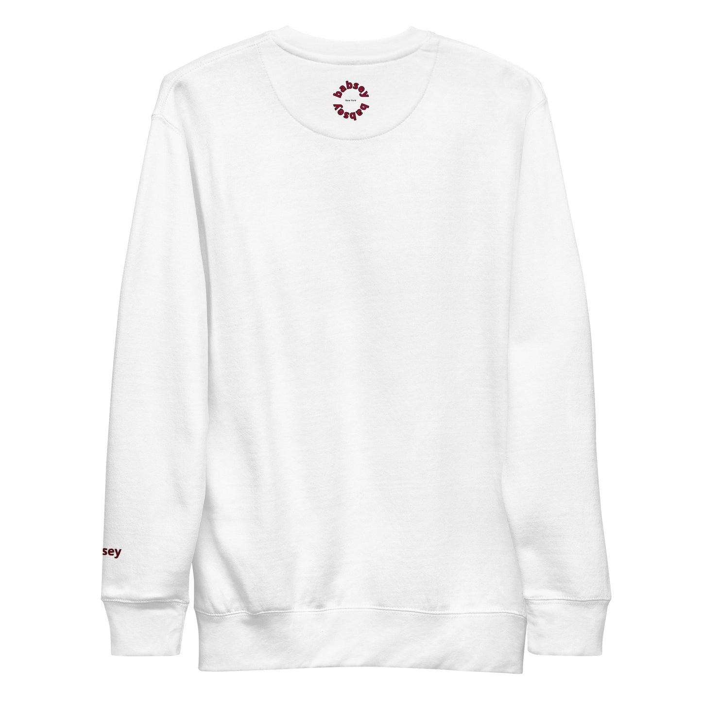 Red Classic Logo Crew Neck - BABSEY